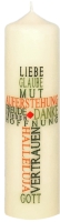 Ostertischkerze 220/60 mm, Dek. 3070